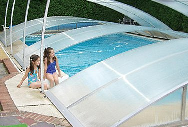 In Ground Pool Retractable Enclosure